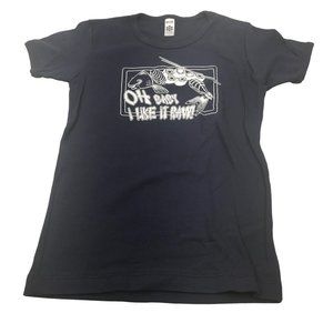 Classic Girl Women's Small Sushi Oh Baby I Like It Raw Short Sleeve Tee NWOT
